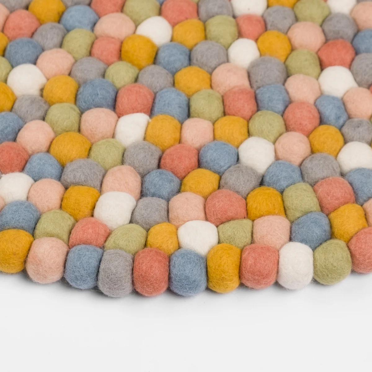 myfelt - Liese Filzkugelteppich, Ø 140 cm