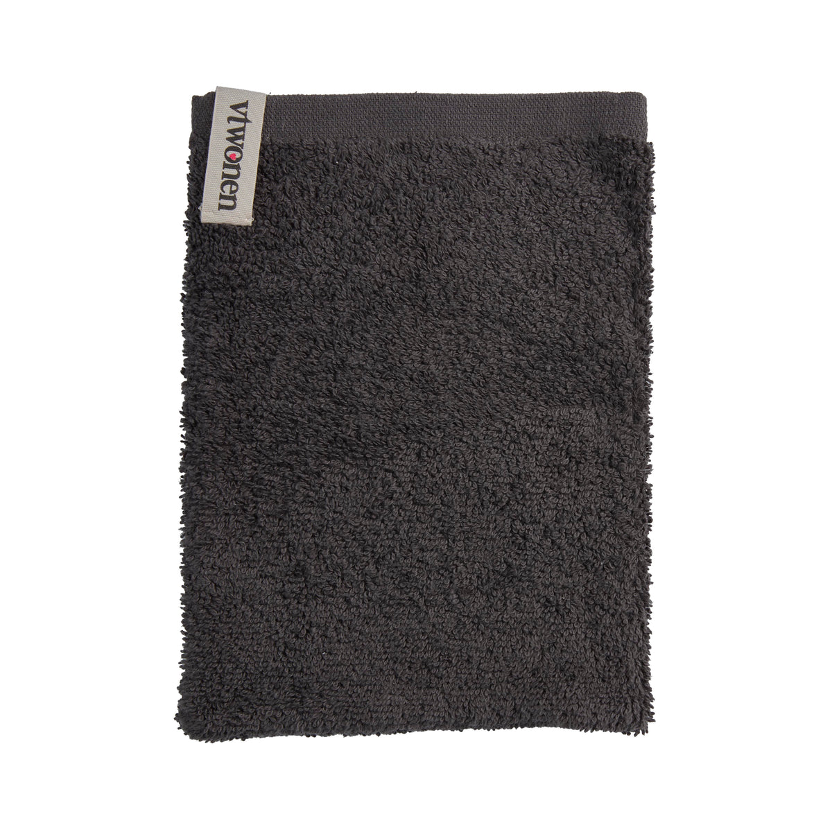 vtwonen washand Soft Embrace - 16x22 cm - antraciet