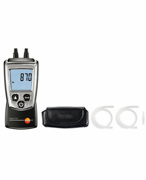 Manomètre économique pour pression gaz et tirage cheminée - Testo 510