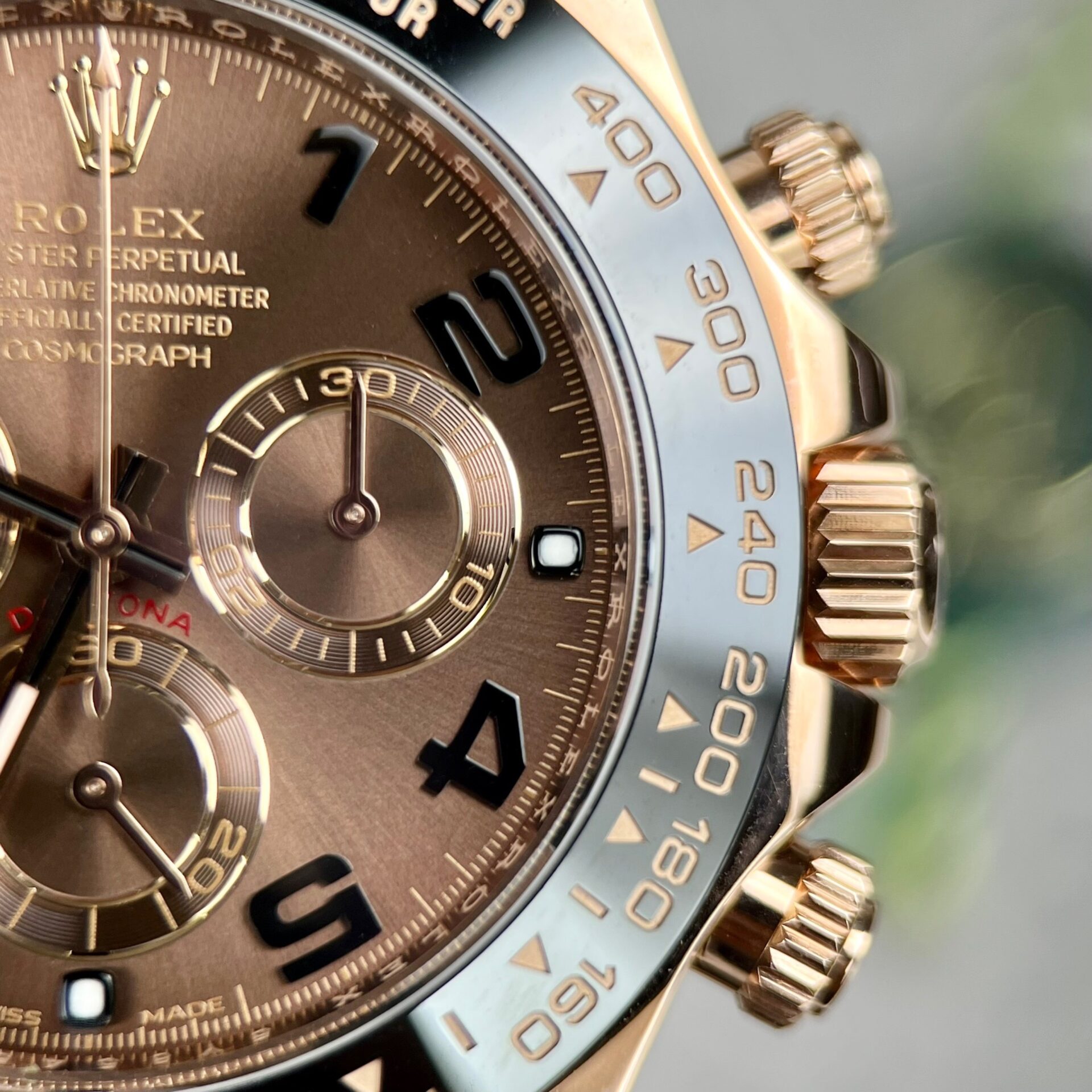 Rolex Daytona 116515LN RG Plated Brown Dial 40mm Oysterflex Super Clone
