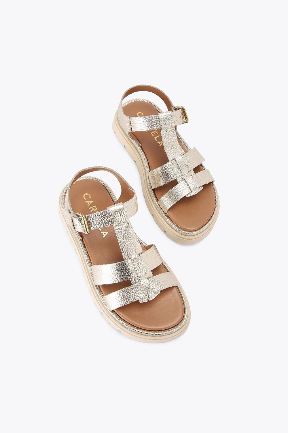 Carvela Pavilion T Bar' Leather Sandals