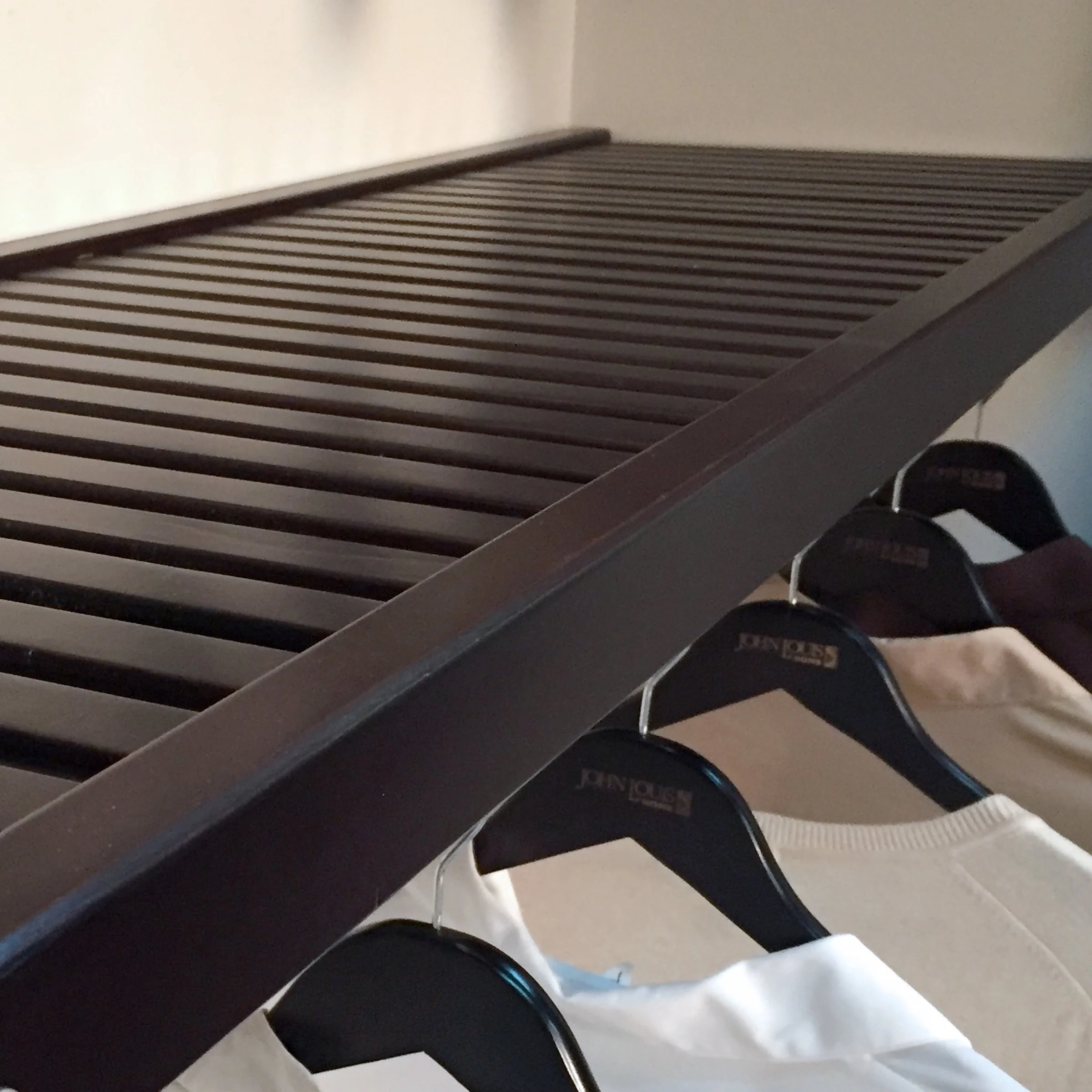 John Louis Home Solid Wood Walk-In Closet System with 3-Drawers Espresso