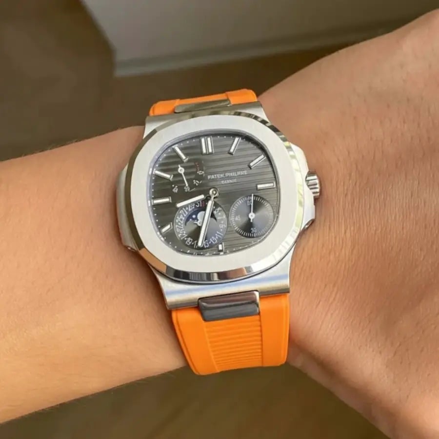 Patek Philippe – Aquanaut –  Rubber Strap – Nautilus – Orange