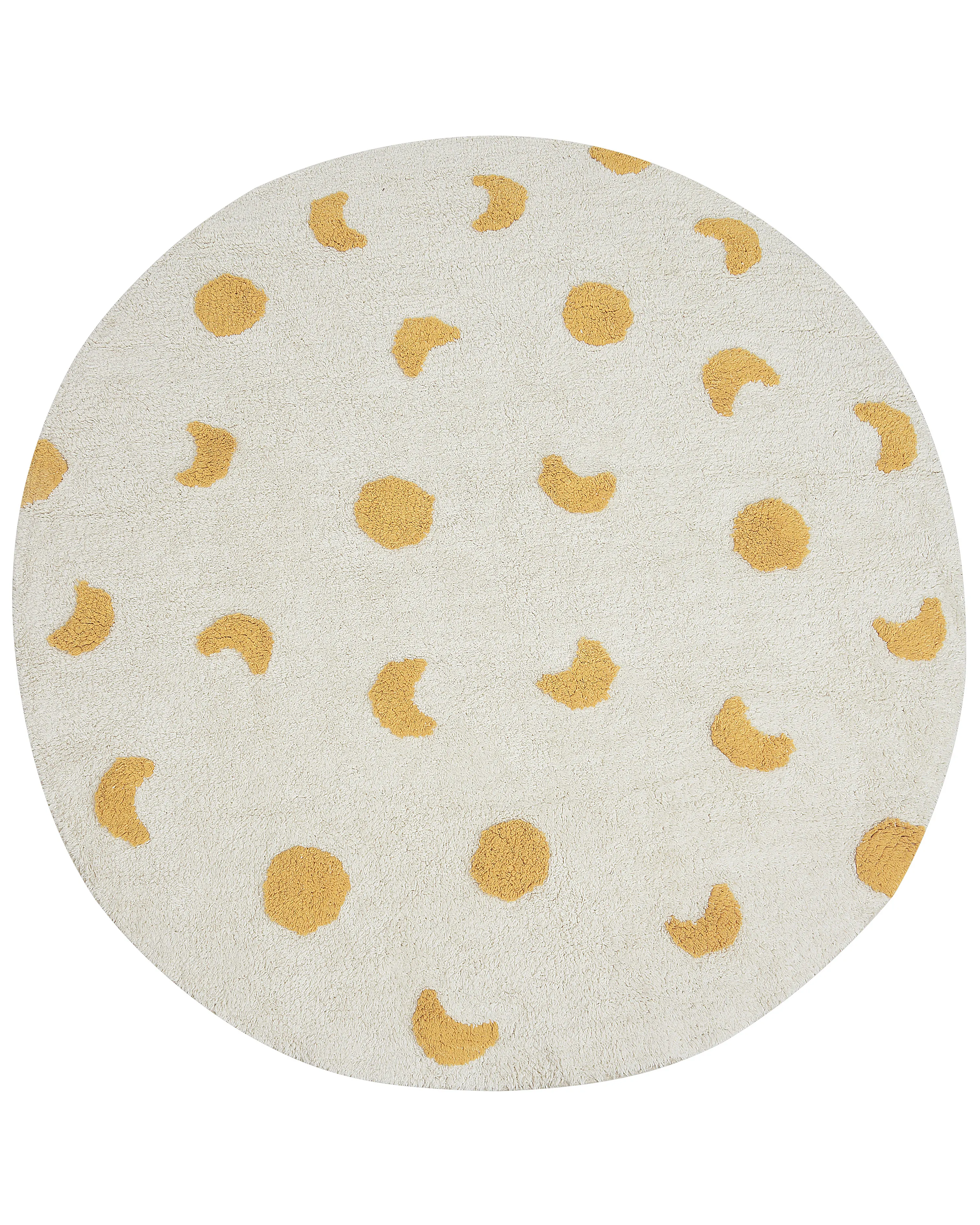 Kids Rug LOTI Beige ? 140 cm Cotton