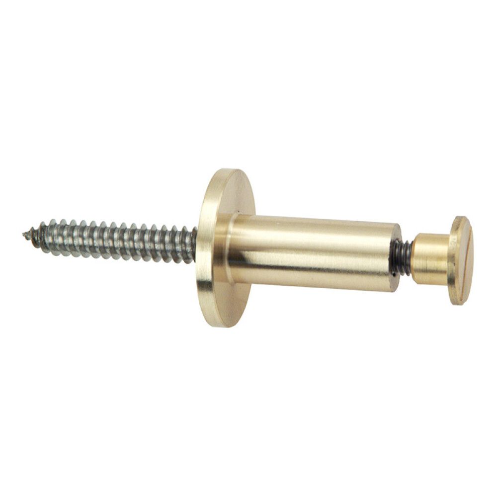 LEDDSTANGBESLAG MILLERS MED 120MM SKRUSTIFT MATT MESSING