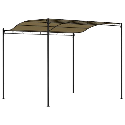 NNEVL Sunshade Awning 3x2.5 m Taupe 180 g/m&sup2;