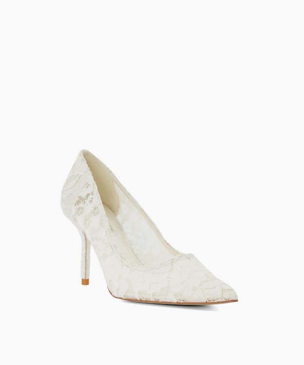 Adoring Ivory - Floral Lace Wedding Shoes