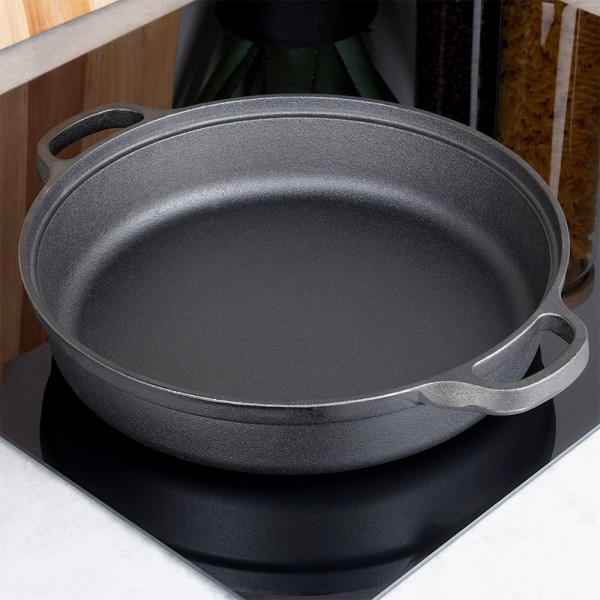 Patelnia żeliwna głęboka CAST LINE 30 cm, 3,5 l
