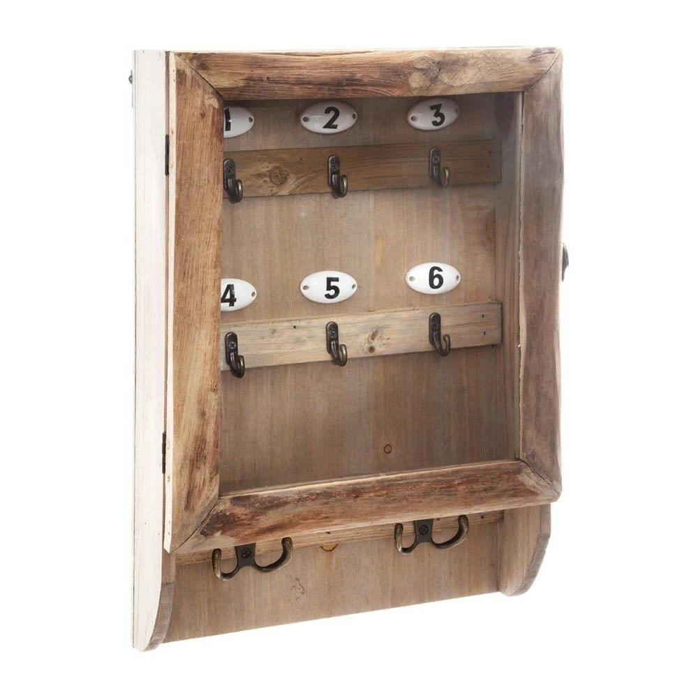 - Boîte à clés rétro en bois