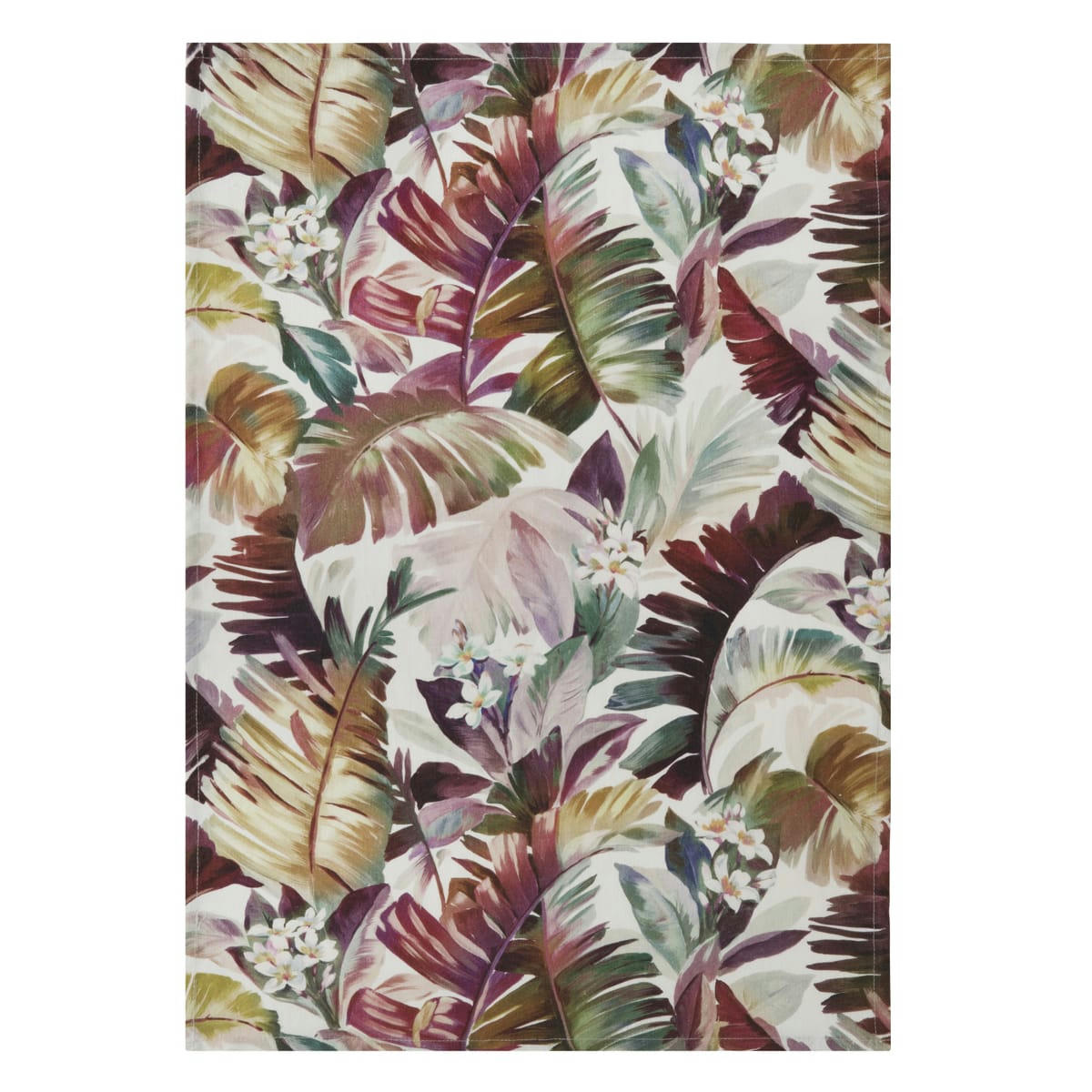 AMAZONIE - Torchon en lin multicolore 50x75