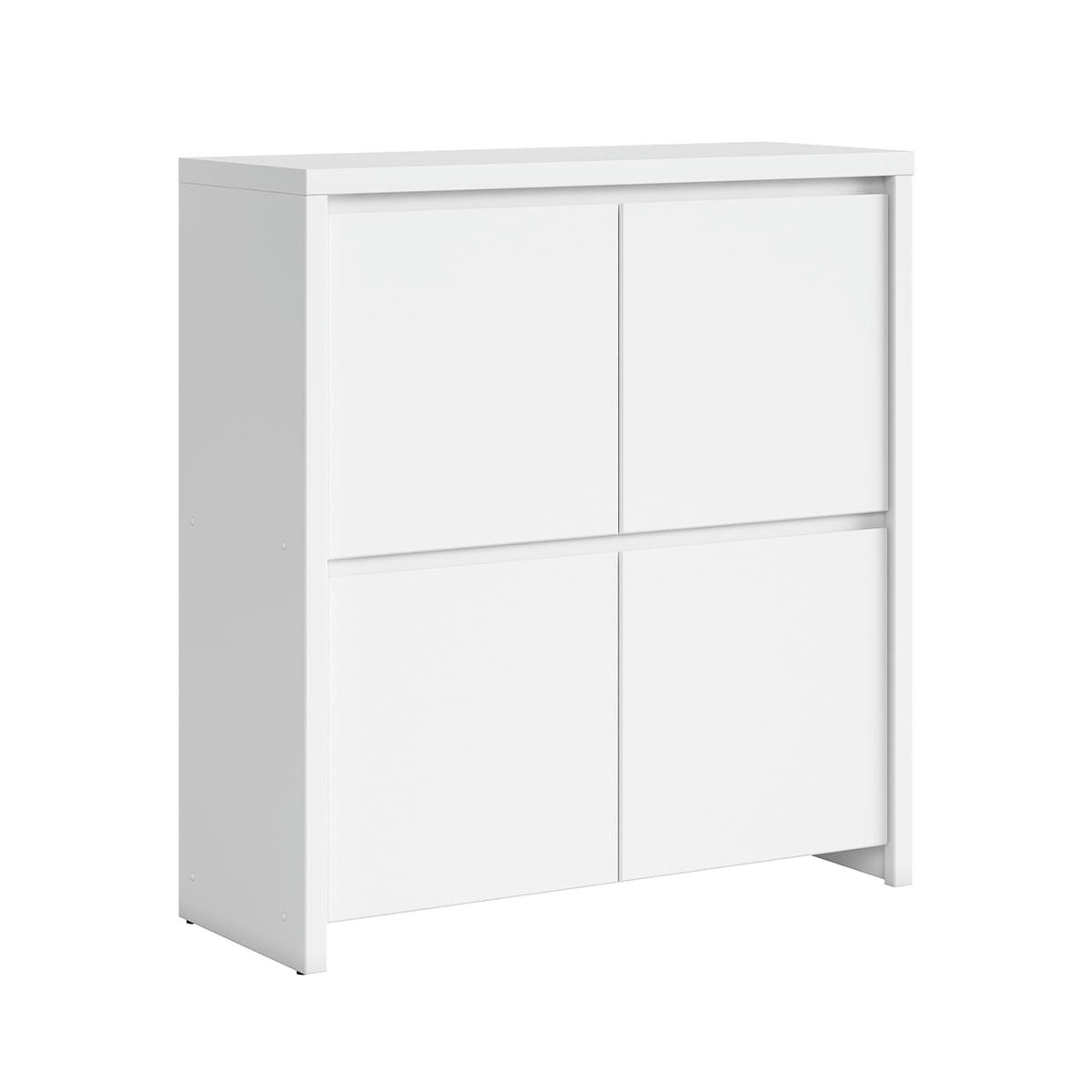 - Buffet 4 portes blanc