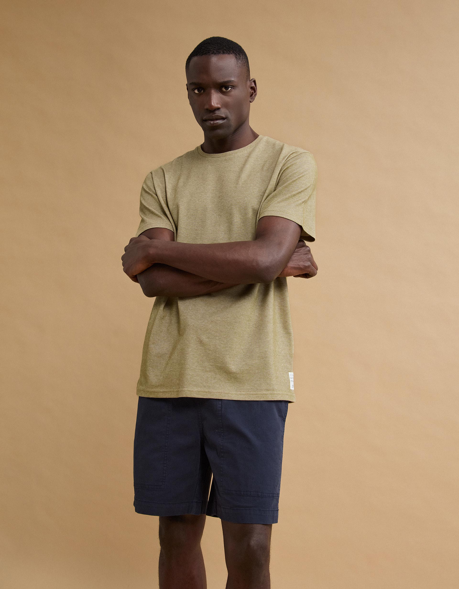 T-shirt Oxford, Homem, Verde