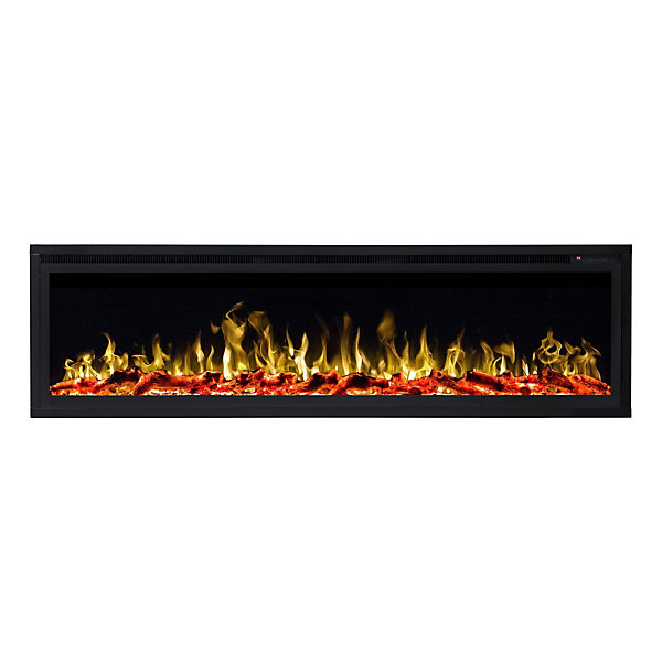 Cheminée électrique AFLAMO Royal 42 - murale et encastrable - 106x43x15 cm - cheminée LED avec chauffage 750/1500 W