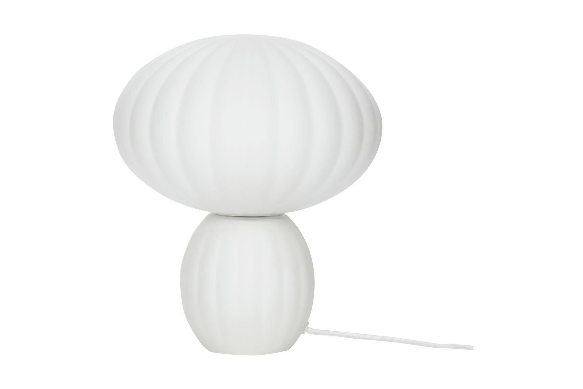 KUMU - Lampe de table en verre blanc
