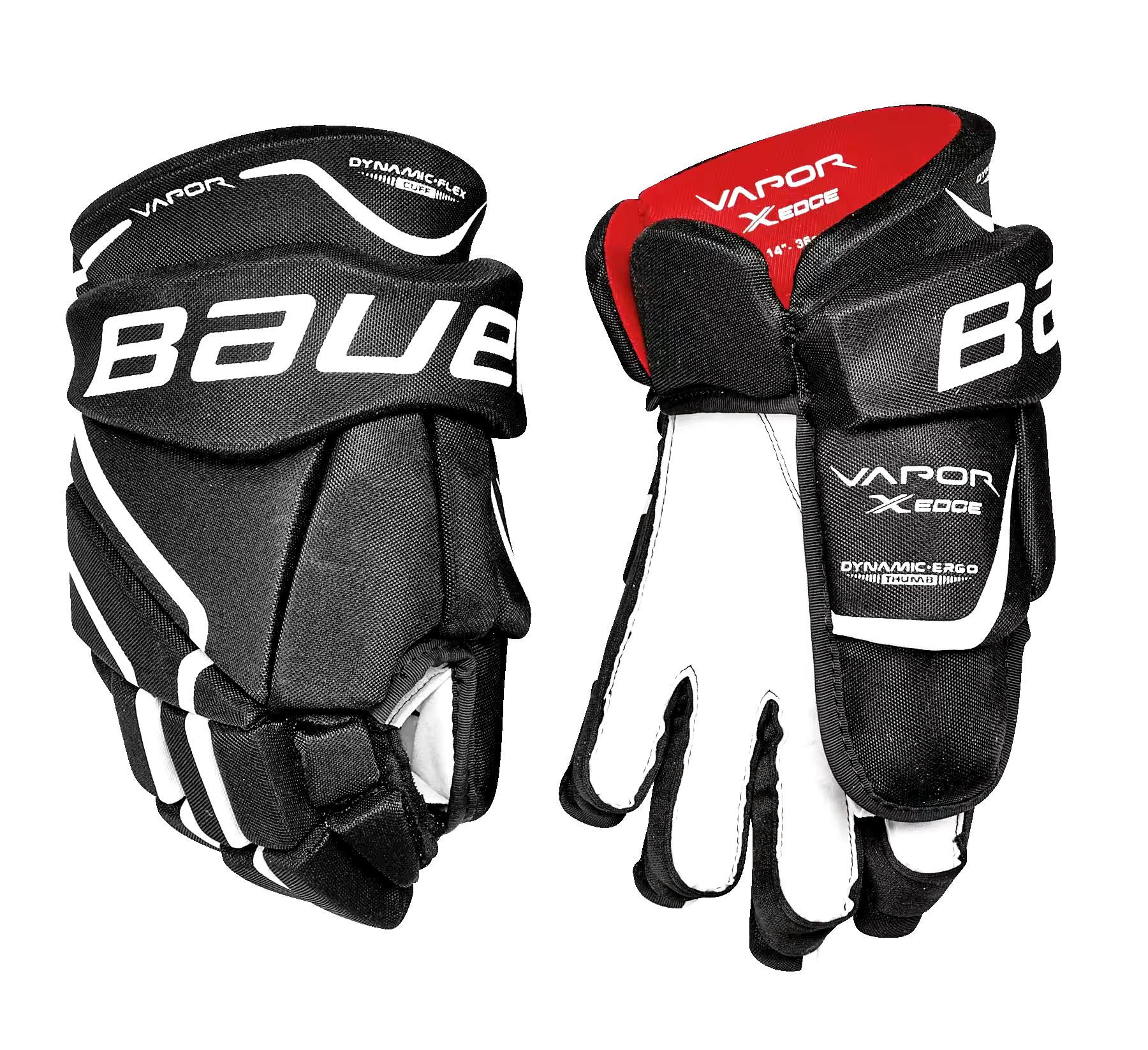 Bauer Vapor X:Edge Hockey Gloves, Youth, Assorted Colours, 9-in
