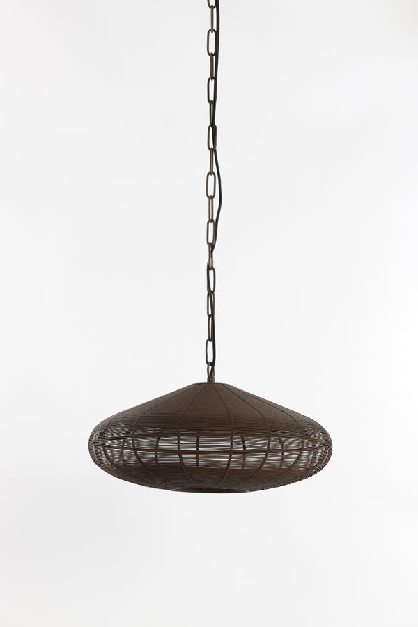 Light & Living hanglamp BAHOTO - bruin - Ø60x23cm