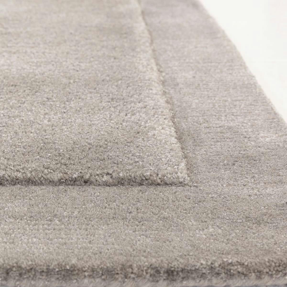 SHINE - Tapis de salon en laine gris clair 160x230 cm