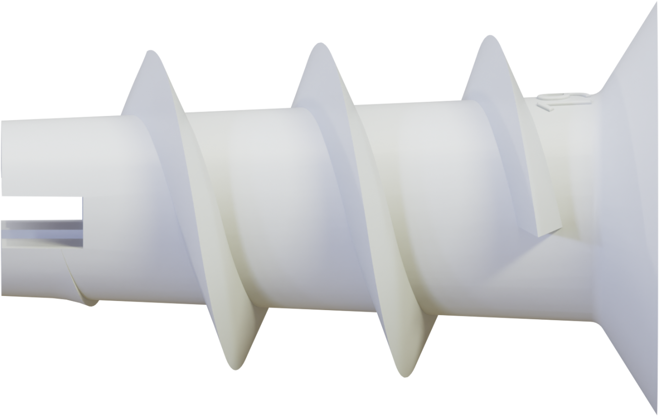 Kołek driva do ścian gipsowo-kartonowych DRIVA śr. wiercenia: ø7mm , śr. wkręta: 3,5-4,0mm STALCO DRIVA - NYLON