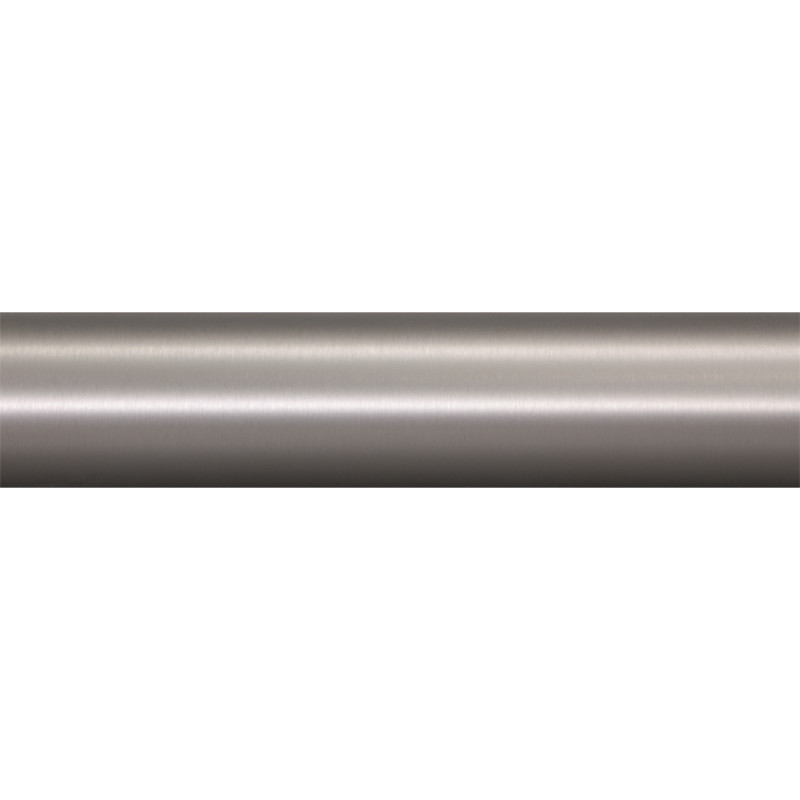 Rampe d'escalier aspect inox Ø 45 mm 3,9 m