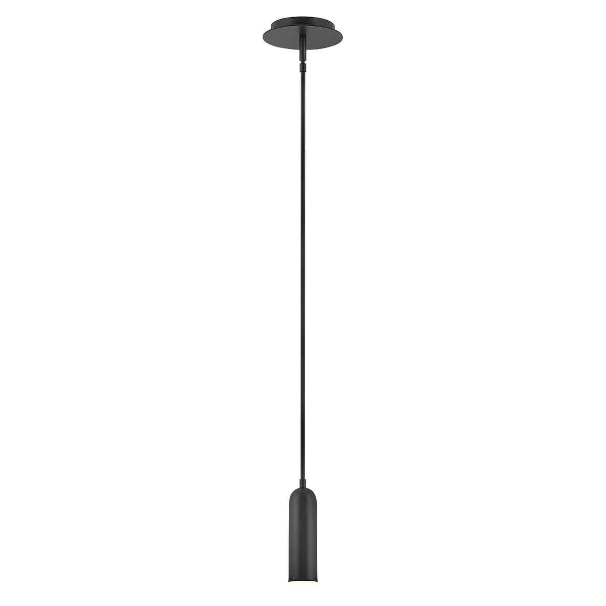 Lampa wisząca Dax czarna LED 1x8W Ciepła biel 320lm Hinkley
