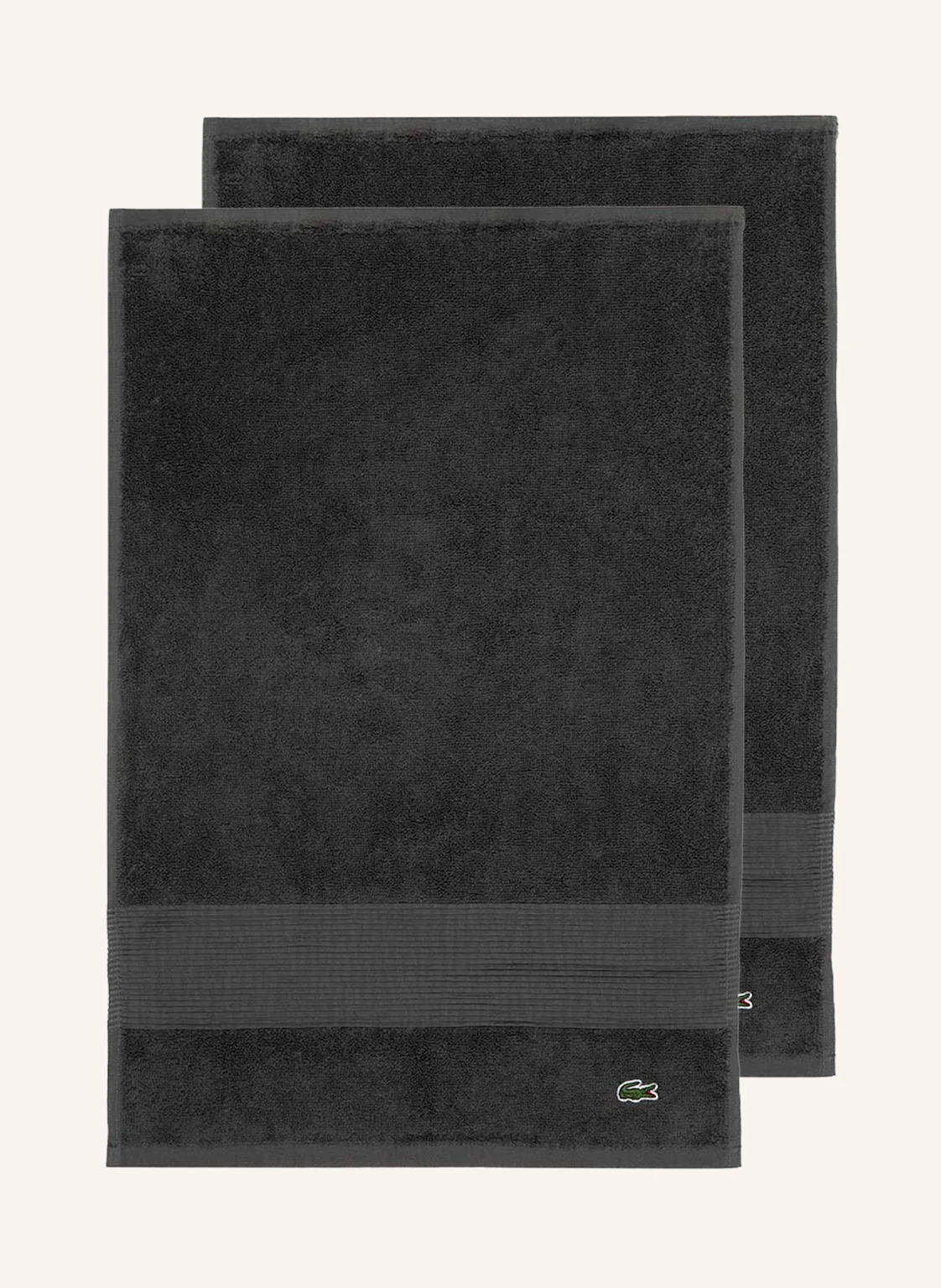 LACOSTE Gästetuch 2er Set LLECROCO