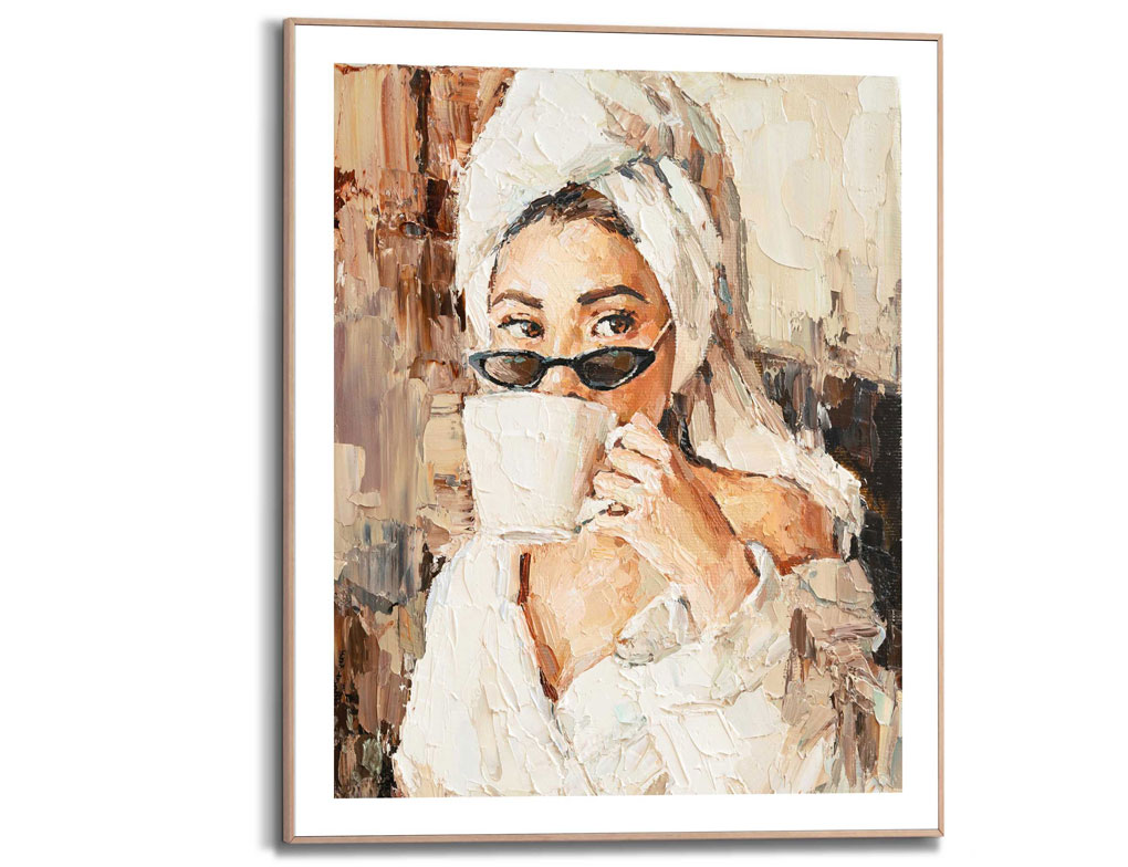 Bild Slim Frame Wood Waking up