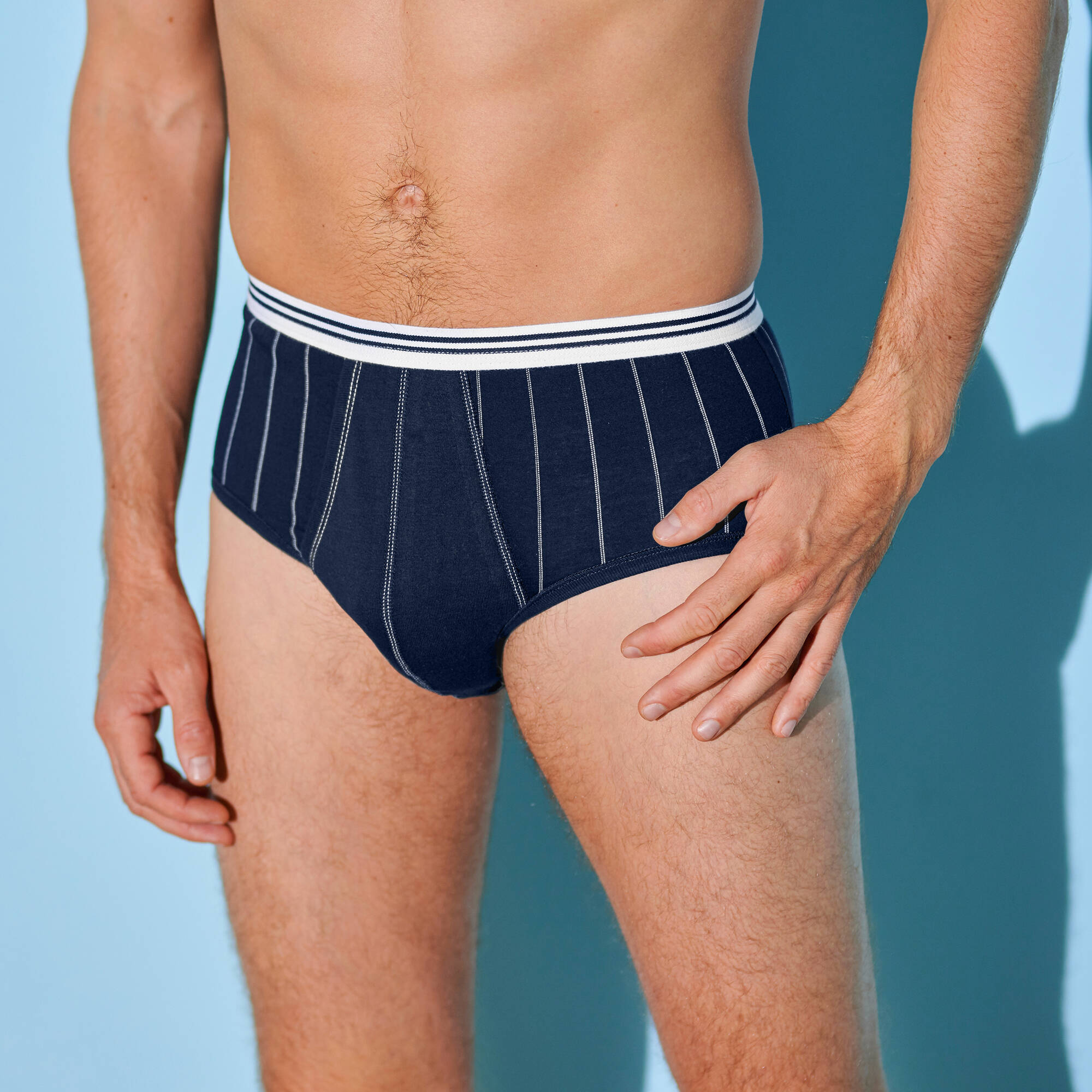Slip ouvert taille haute - lot de 2