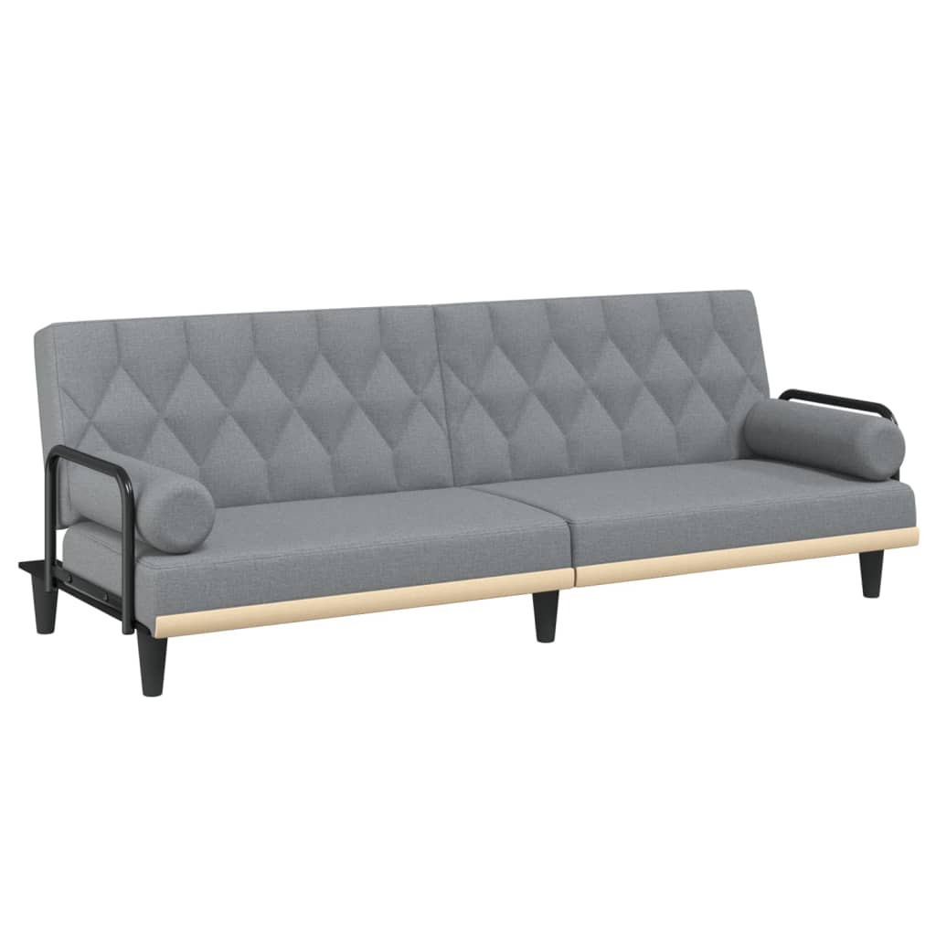 Rozkładana sofa SzaryTkanina vidaXL