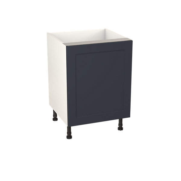 Meuble bas de cuisine avec 1 porte GoodHome Artemisia bleu L. 60 x H. 72 cm