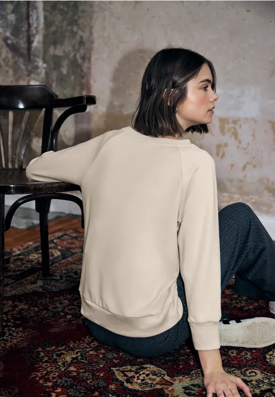 Softes Shirt mit Rippdetails