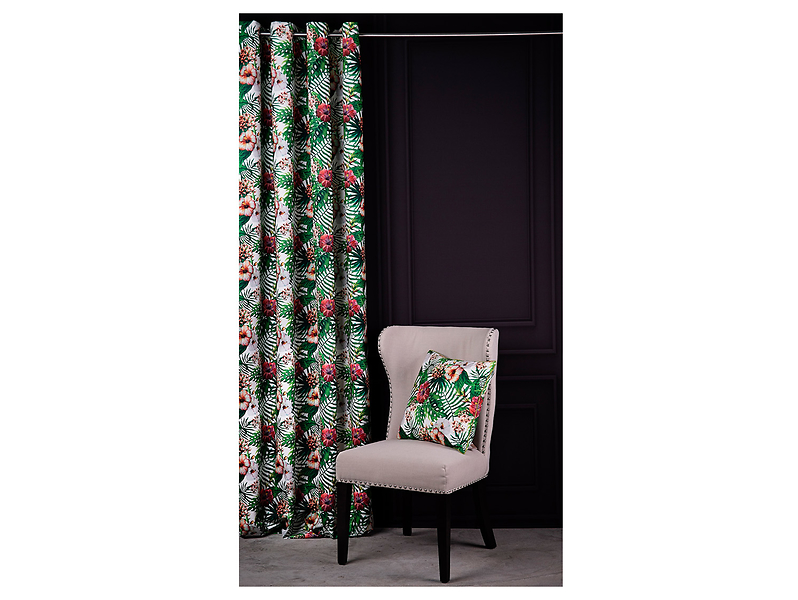 Zasłona Havaiian przelotki Chic 140x270 cm wielokolorowa