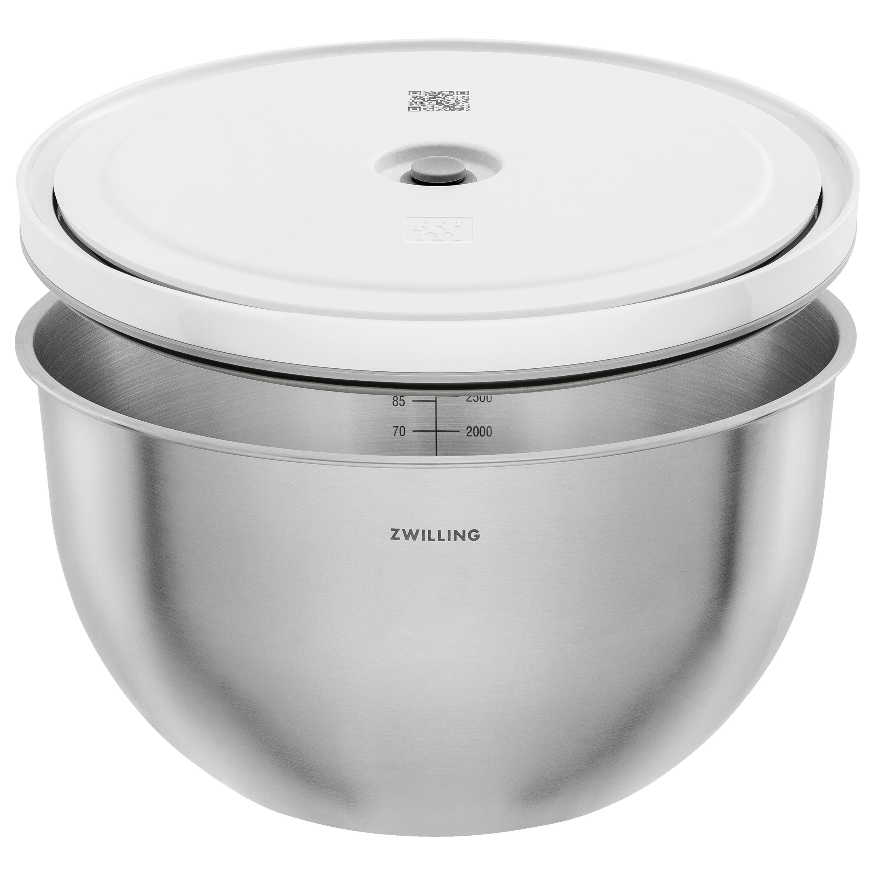 Vacuum bowl L / 24 cm, Stainless steel, silver