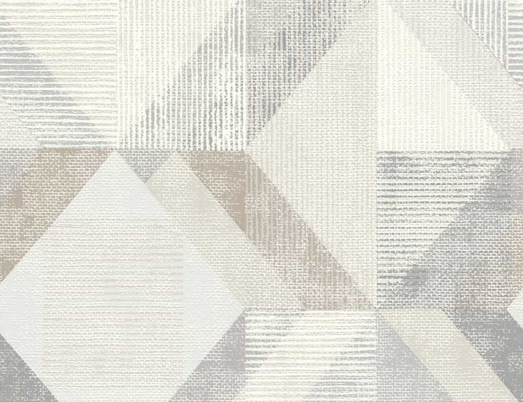 Vliestapete Grafik Beige, Grau