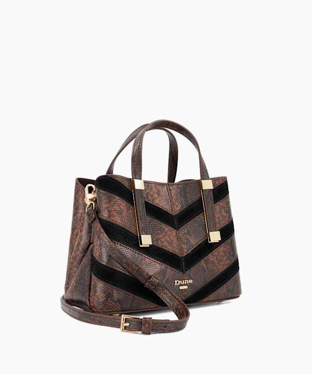 Dinkydorry P Taupe - Textured Tote Bag
