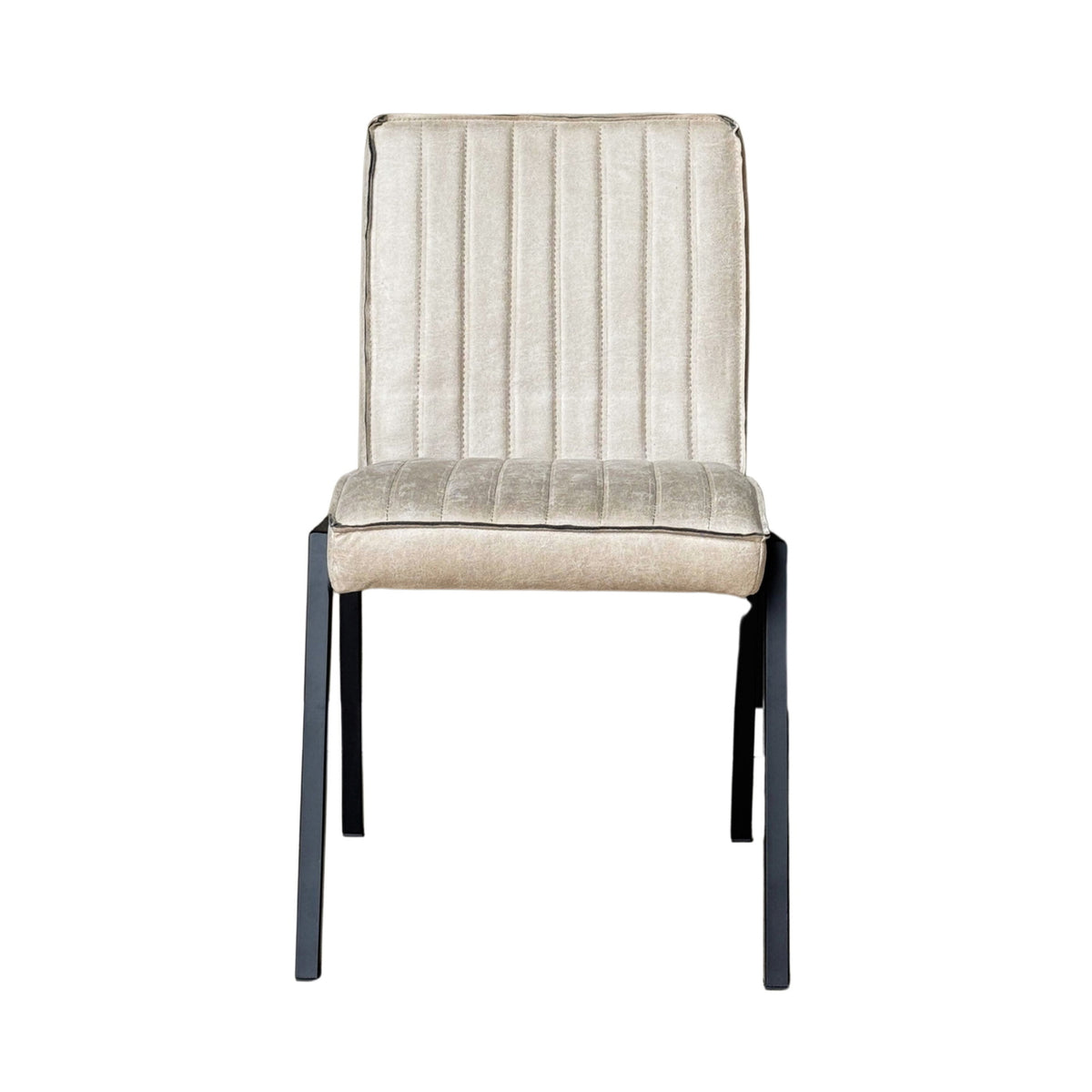 Starfurn Eetkamerstoel Tivoli - Beige Leer - Excl. Armleuning - Set van 2