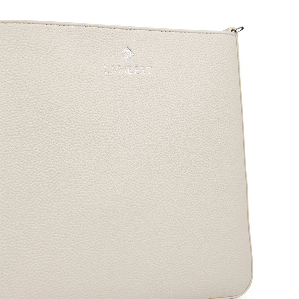 The Natalia - Porcelain Vegan Leather Crossbody Bag