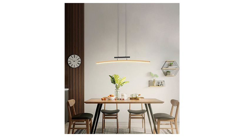 Lampa wiszącaBologna LED ze ściemniaczem czarna