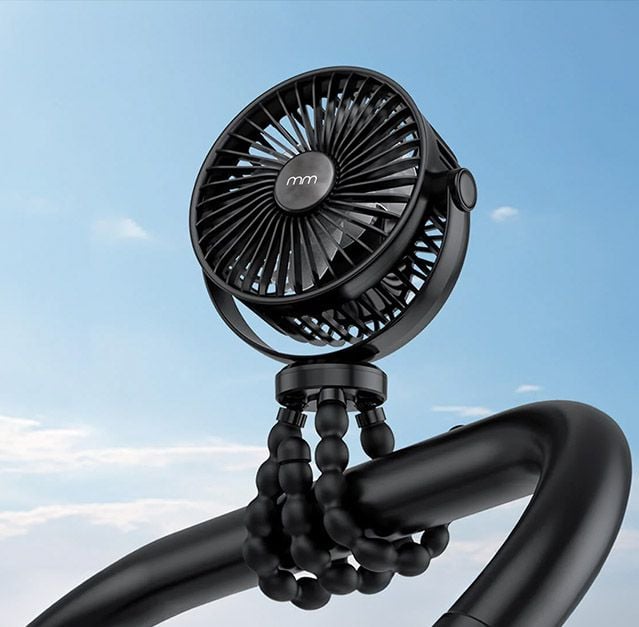 Wiatrak Flex Fan przenośny na baterie 15x7x32 cm