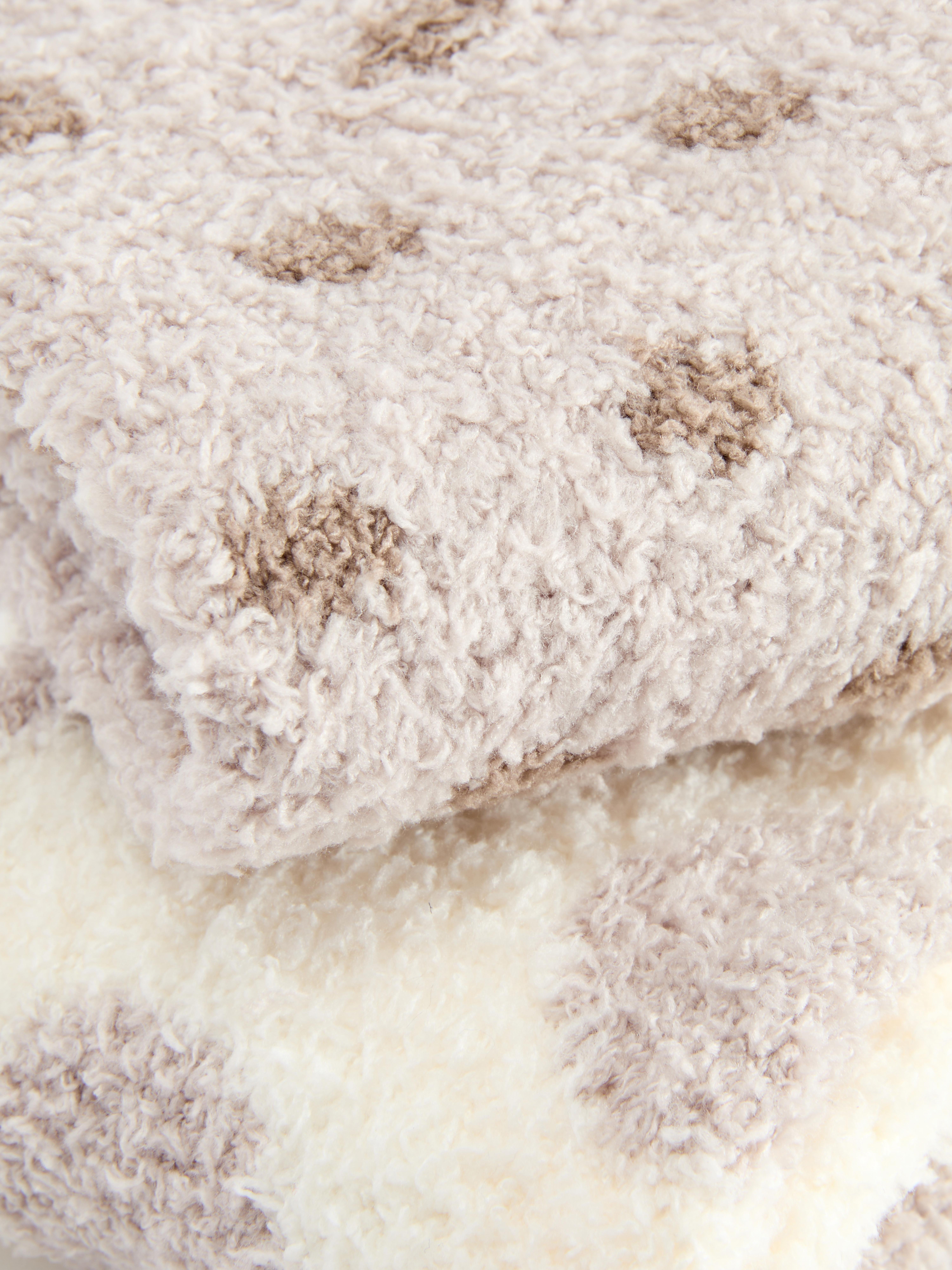 2pk Spotted Bouclé Socks