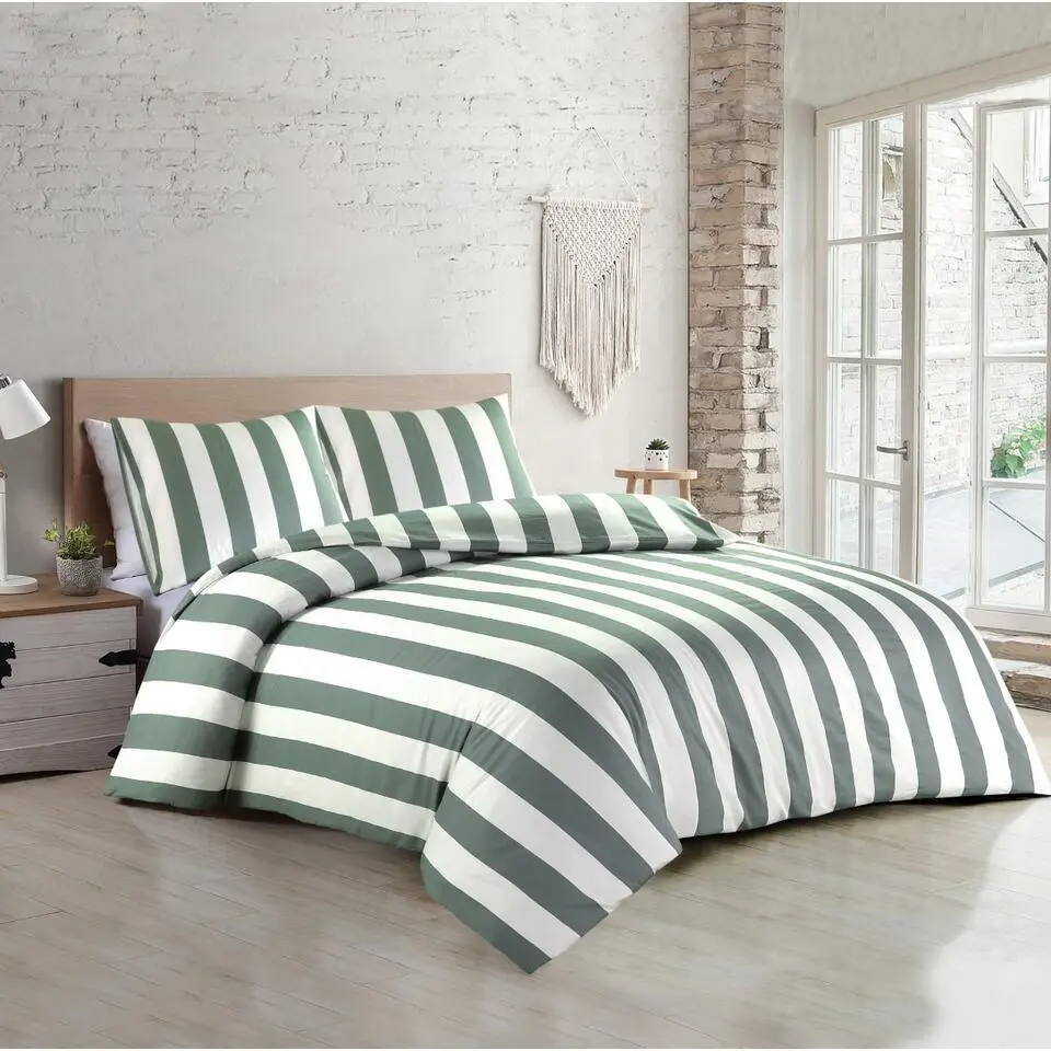 Papillon dekbedovertrek Lewis - 140x200/220 cm - Groen