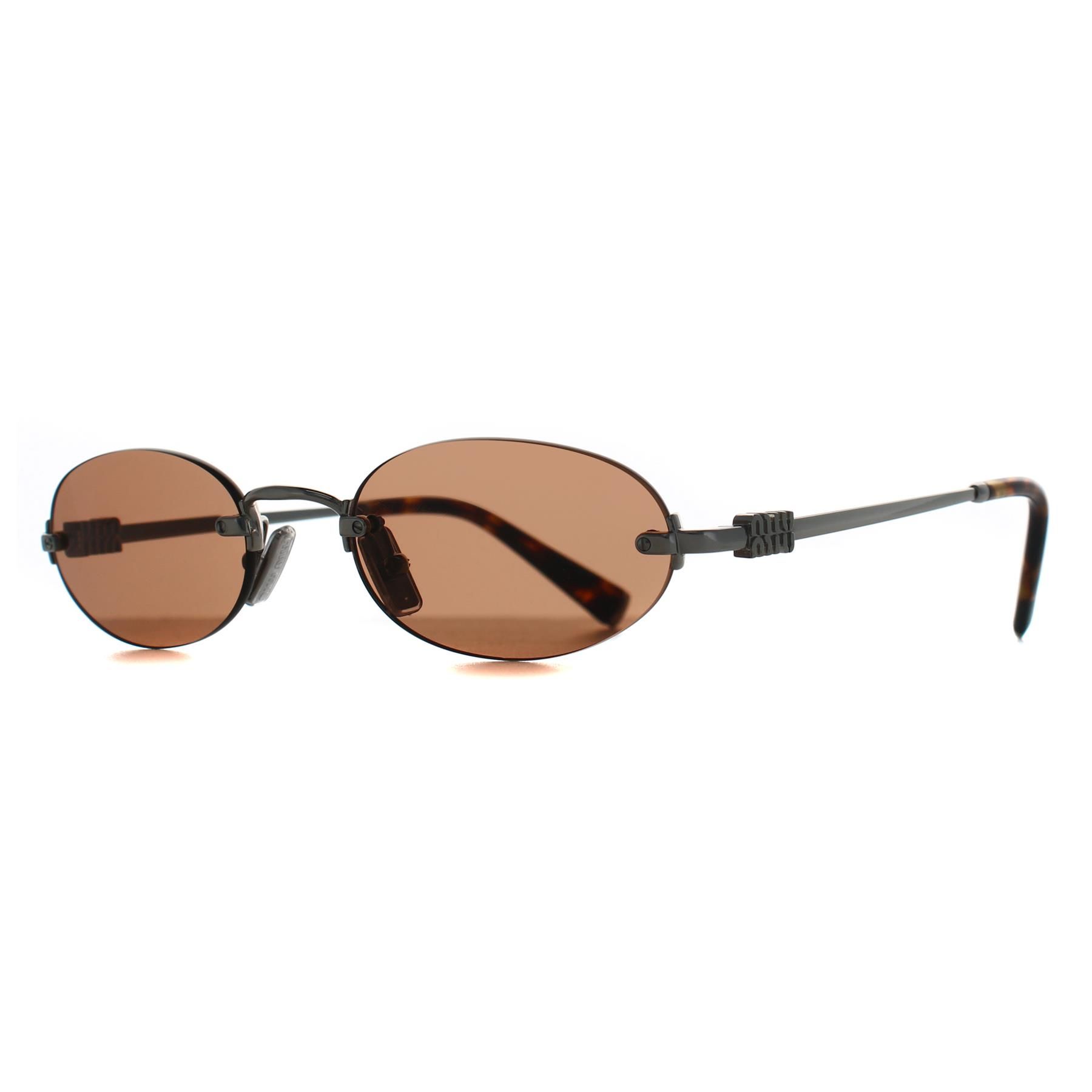Miu Miu Square Silver Brown MUA54S
