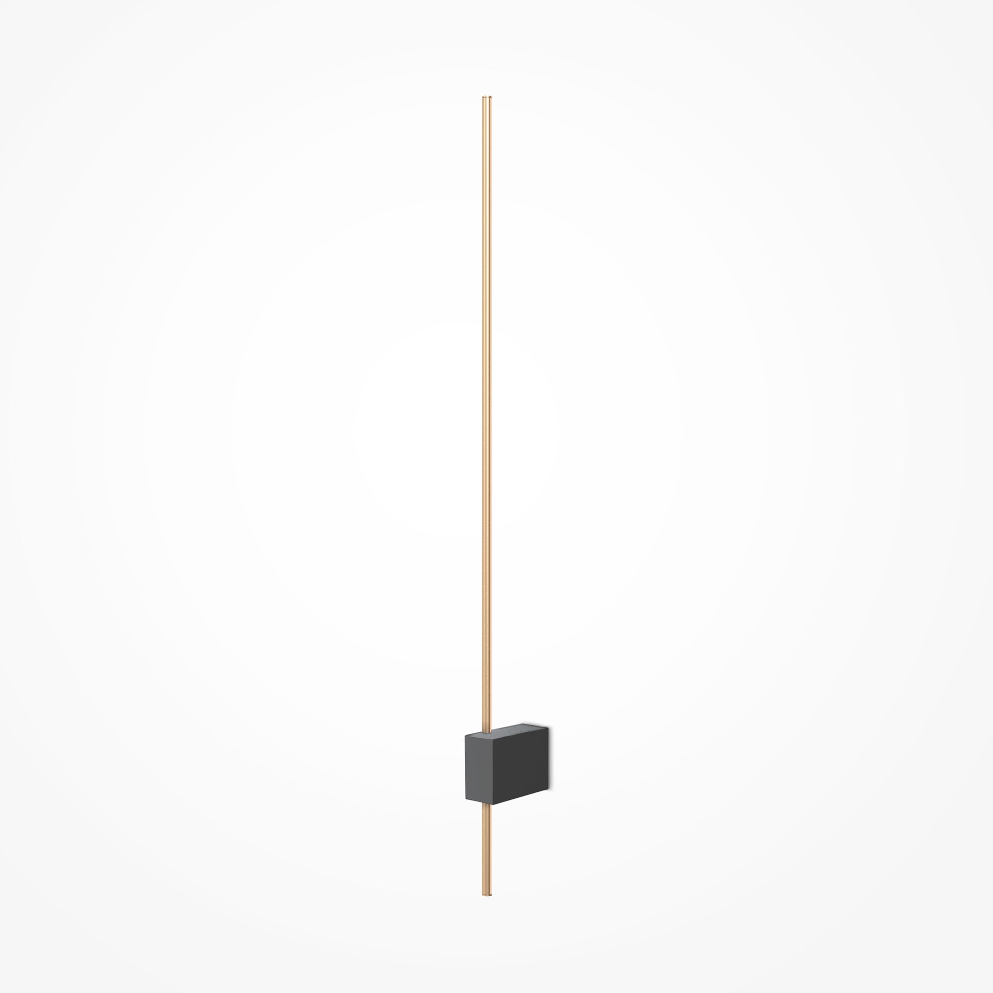 Maytoni wandlamp Pars - Zwart - 62.3x7x3 cm