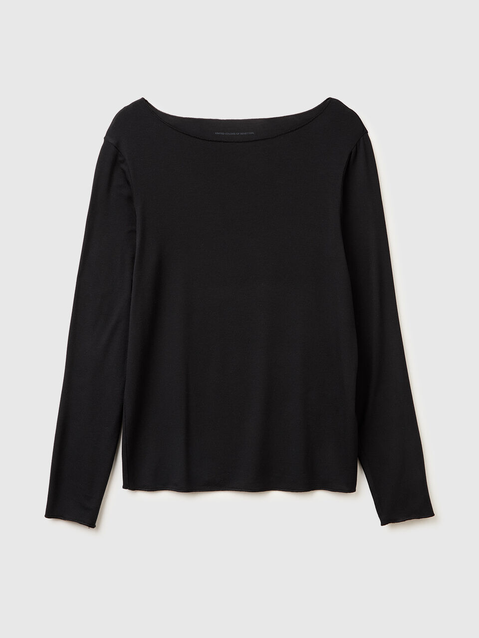 Silk blend undershirt sweater