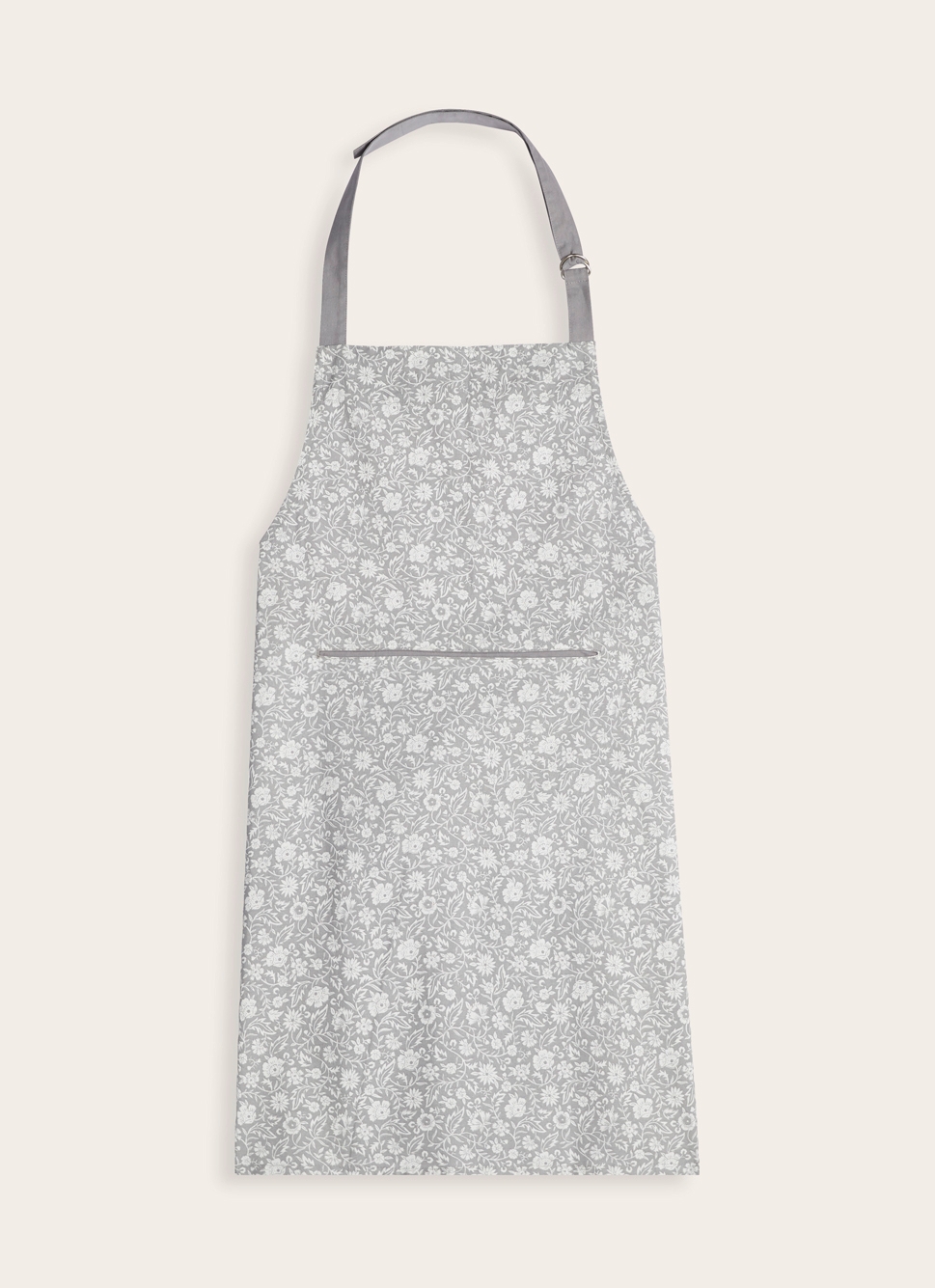 TABLIER FLEURS BICA GRIS