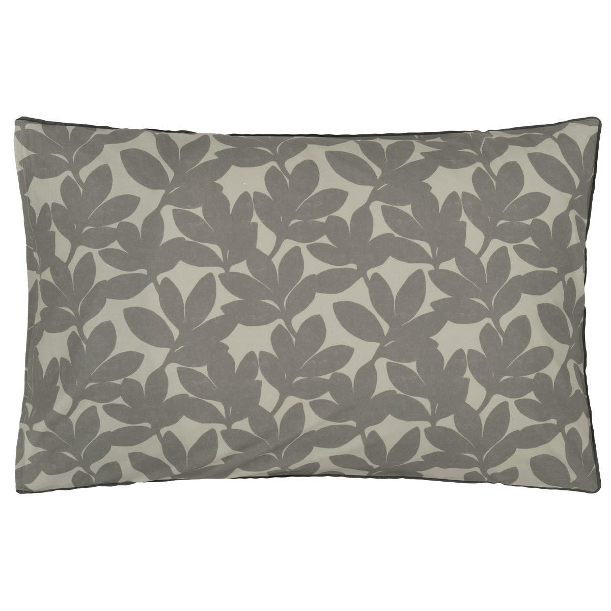 TANJORE - Taie d'oreiller en percale de coton vert 50x75