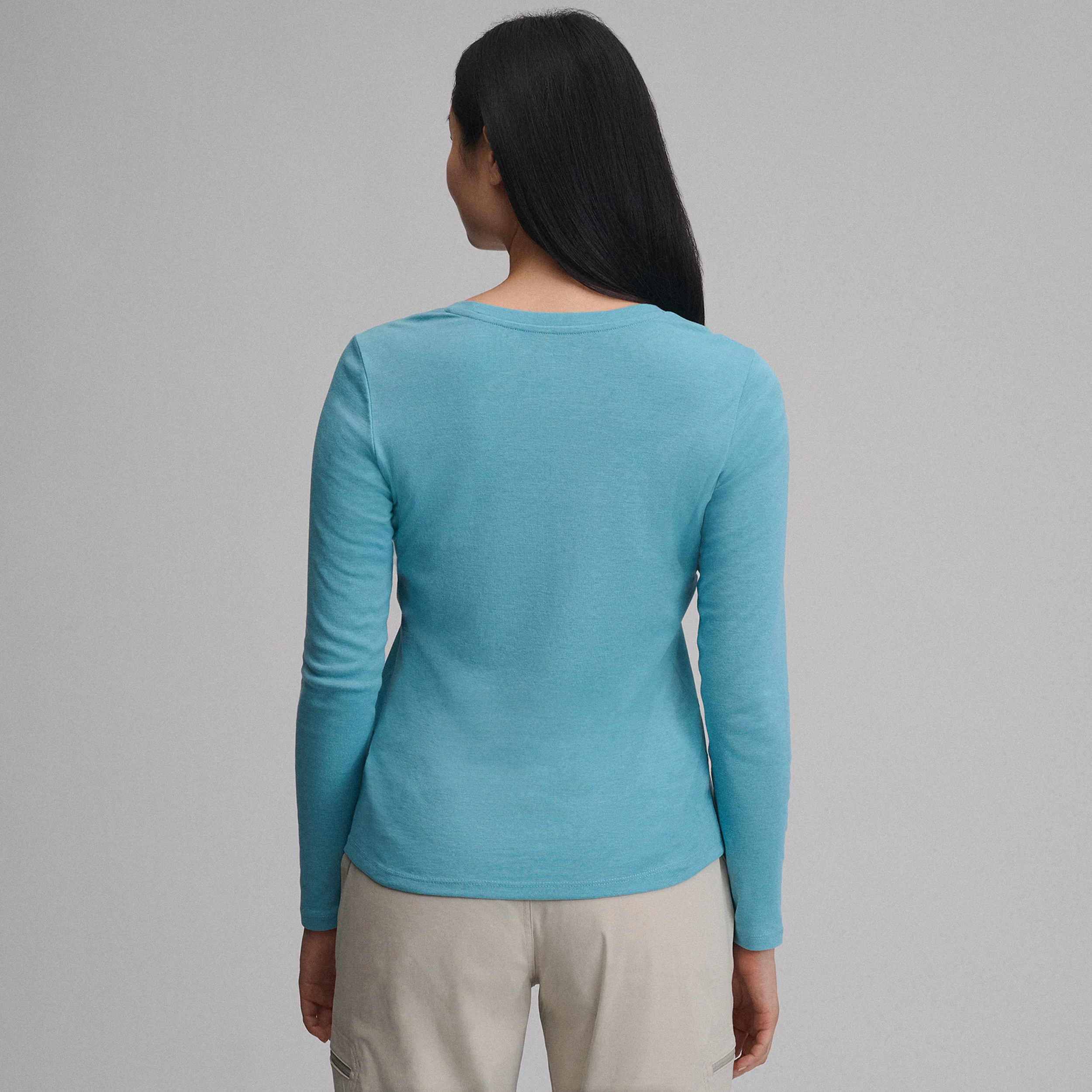 Women's Everyday Long-Sleeve Crewneck T-Shirt
