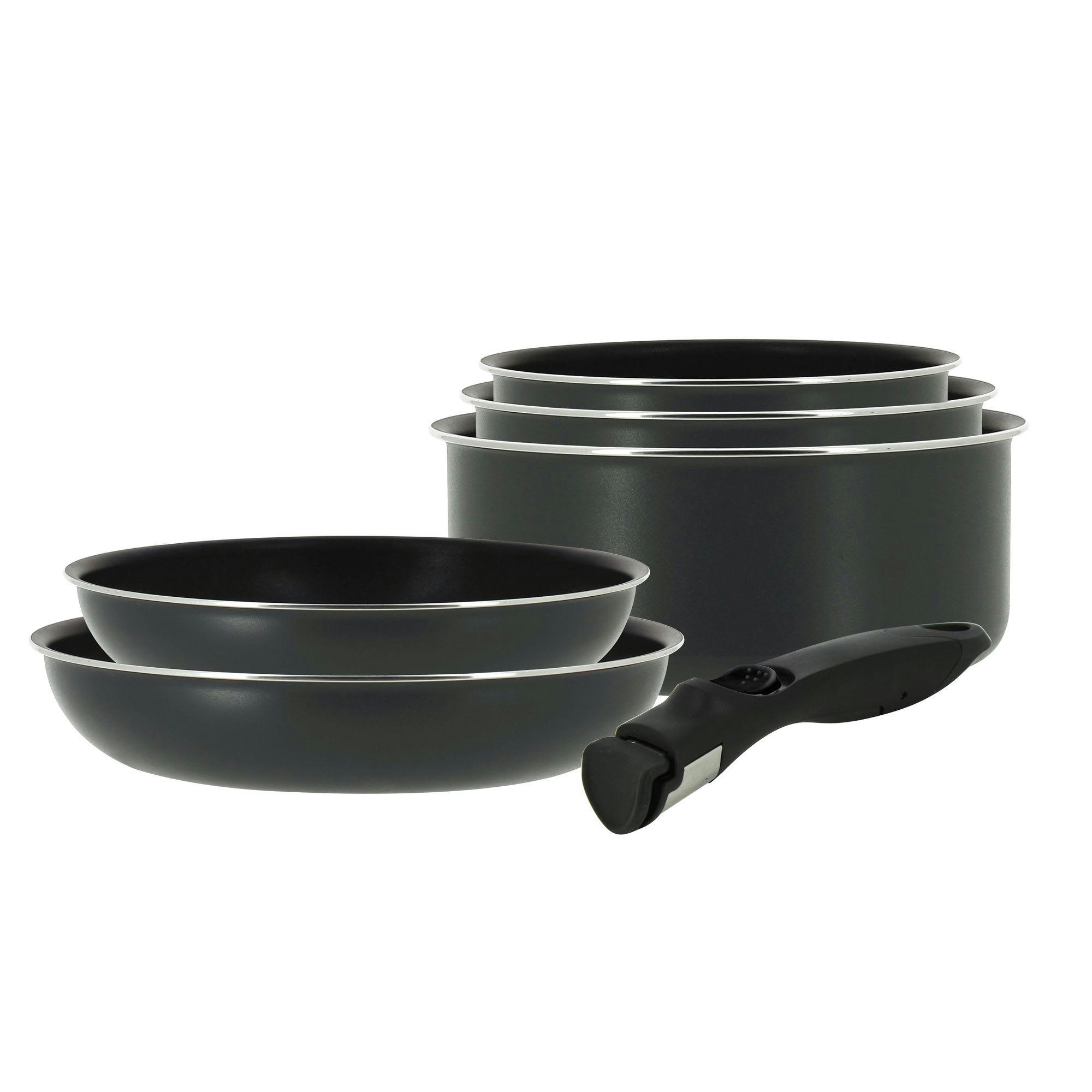 IRIS - Batterie de cuisine 6 pièces en aluminium - compatible induction