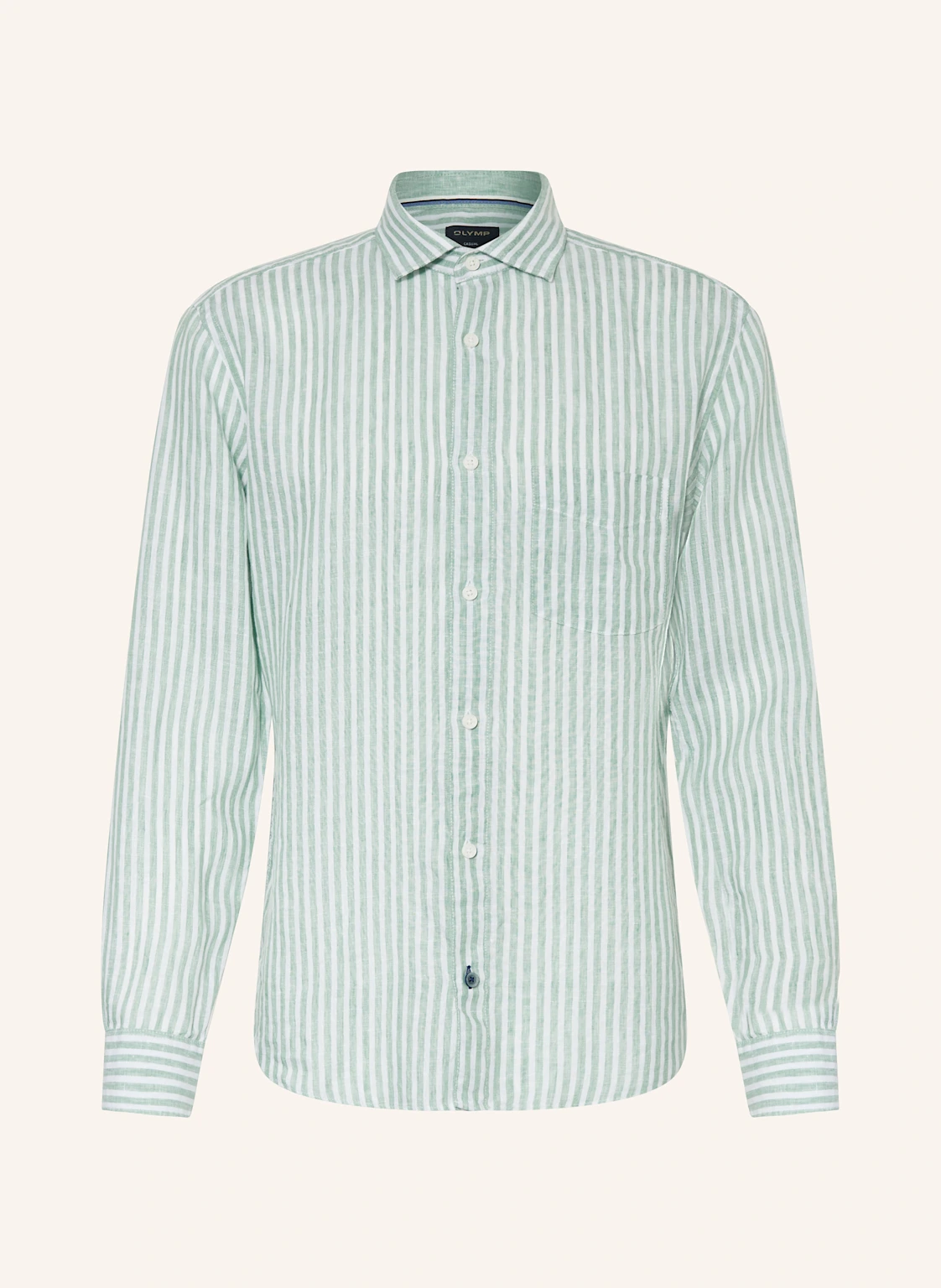 OLYMP Leinenhemd Casual regular fit