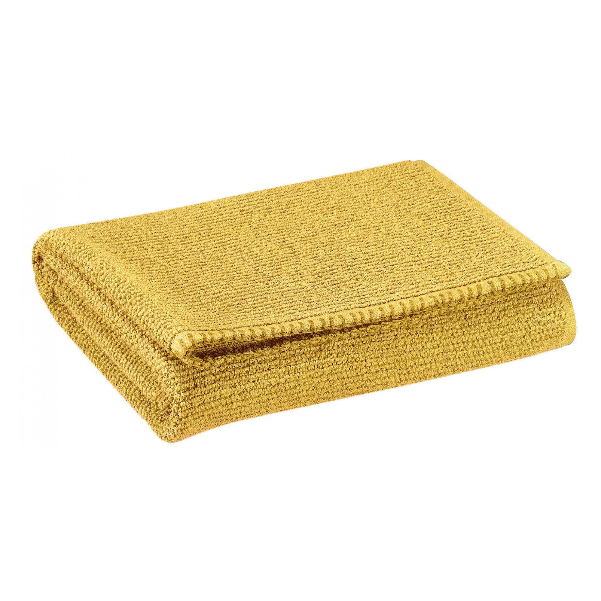 BORA - Drap de douche  en coton curry 70 x 130