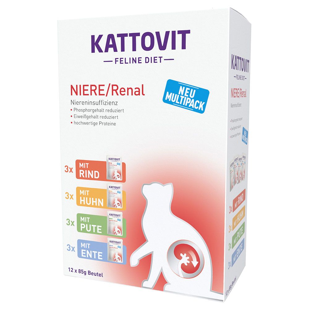 Kattovit Kidney/Renal Pouches Mixed Pack